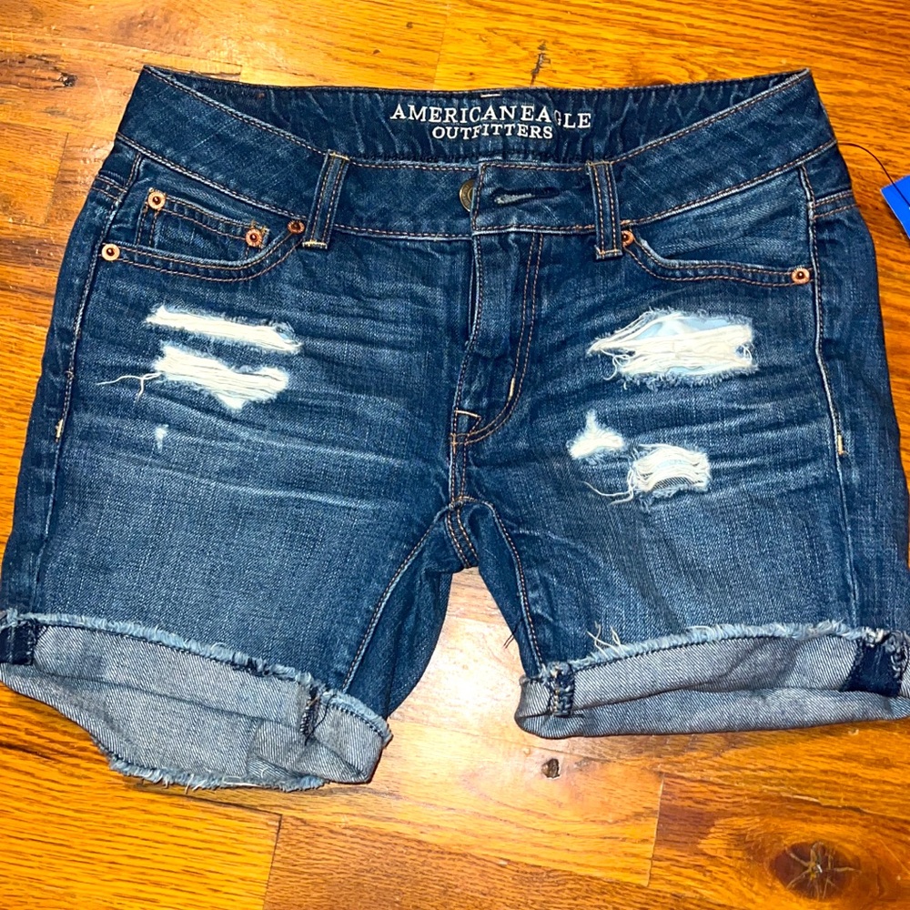 New ae jean shorts midi! Size 0